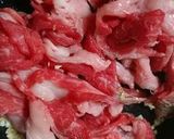牛肉炒めの梅肉のせ作り方3写真