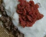 牛肉炒めの梅肉のせ作り方9写真
