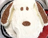 スヌーピー デコケーキ作り方12写真
