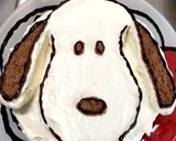 スヌーピー デコケーキ作り方14写真