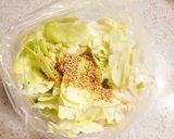 お通し風☆ごま塩キャベツ作り方1写真