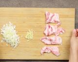 そら豆と豚肉のピリ辛ラー油炒め作り方2写真
