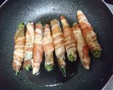 肉巻きオクラ作り方4写真