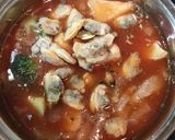 鯖缶とトマトジュースの適当スープ作り方12写真