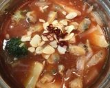 鯖缶とトマトジュースの適当スープ作り方13写真
