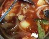 鯖缶とトマトジュースの適当スープ作り方17写真