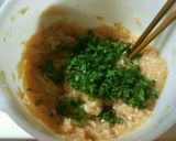 大葉入り！チキンハンバーグ！作り方3写真