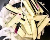なす・玉ねぎ・油揚げのそうめんつけ汁作り方5写真