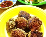 韓国・妊婦糖質制限・もやしハンバーグ作り方5写真