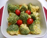 レンジで簡単！ブロッコリーエッグチーズ作り方3写真
