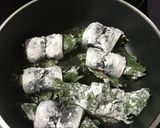 ♡簡単青魚の梅大葉ロール巻き♡作り方3写真