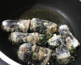 ♡簡単青魚の梅大葉ロール巻き♡作り方5写真