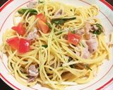 イタリアンドレッシングで冷製パスタ作り方5写真