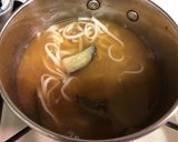 残りうどんとなすの味噌汁作り方4写真
