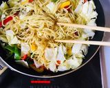パプリカで！カラフル焼きそば作り方3写真