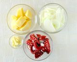たことじゃがいものトマト煮作り方1写真