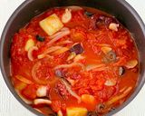 たことじゃがいものトマト煮作り方4写真