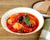 たことじゃがいものトマト煮作り方5写真