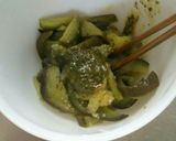 巾着ナスの大葉味噌あえ！作り方5写真