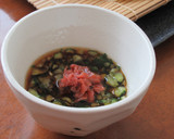 冷やしうどんの梅干し鬼おろしきゅうりつゆ作り方3写真