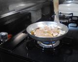 麺つゆを使った鶏ささみの親子丼作り方3写真