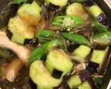 ナスとオクラの韓国風煮びたしそうめん作り方4写真