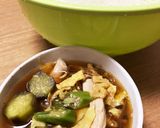 ナスとオクラの韓国風煮びたしそうめん作り方7写真