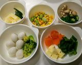 何が入っているかな？びっくりハンバーグ☆作り方2写真