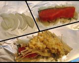 マヨコーンdeサーモンホイル焼き *☻*作り方2写真
