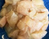 大根夏野菜鶏胸肉の回鍋肉風炒め煮作り方1写真