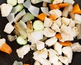 大根夏野菜鶏胸肉の回鍋肉風炒め煮作り方12写真