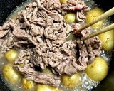 小ちゃなメイクイーンとお肉のお煮物作り方7写真
