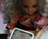 リカちゃんサイズ♡鰻のタレで鱧の蒲焼き*作り方2写真