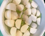 夏に冷た〜く 冷やした かぶのそぼろ煮作り方2写真