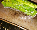 セロリとつるむらさきのサラダ作り方1写真