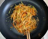 セロリ☆ごぼう☆人参のきんぴら作り方4写真