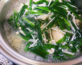 にらとえのきの中華たまごスープ作り方5写真