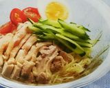 レンジで蒸し鶏冷やし中華作り方7写真