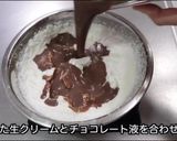 材料3つでチョコレートアイスケーキ作り方3写真