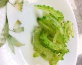 ゴーヤときゅうりのあさ漬け♪作り方7写真