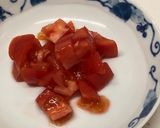 トマトジュースの冷たいパスタ作り方2写真