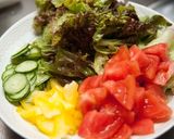 豚しゃぶと豆腐のサラダ⁂手作りおろしダレ作り方3写真