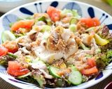 豚しゃぶと豆腐のサラダ⁂手作りおろしダレ作り方5写真