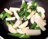 暑い日こそ時短っ長芋とオクラのポン酢炒め作り方6写真