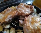 チキンソテー、ナス浸し、いもチ、トマト煮作り方3写真