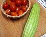プチトマトとサラダゴーヤのおひたし作り方2写真