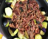 野菜を焼肉豚ハラミと炒めたヤツ作り方5写真