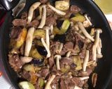 野菜を焼肉豚ハラミと炒めたヤツ作り方7写真