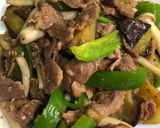 野菜を焼肉豚ハラミと炒めたヤツ作り方8写真