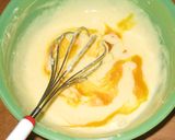 ノンバター★黄桃のカップチーズケーキ作り方4写真